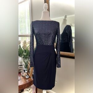 Ralph Lauren Navy Dress!